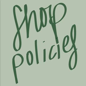 Shop Policies